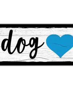 Carolina Panthers Dog Bone Wooden Sign