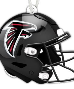 Atlanta Falcons Authentic Wooden Helmet Ornament