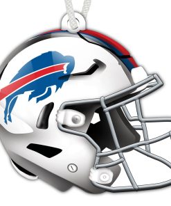 Buffalo Bills Authentic Wooden Helmet Ornament
