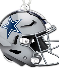 Dallas Cowboys Authentic Wooden Helmet Ornament