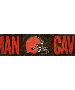 Cleveland Browns Man Cave Wooden Sign