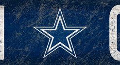 Dallas Cowboys Man Cave Wooden Sign