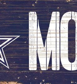 Dallas Cowboys Mom Wooden Sign