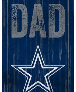 Dallas Cowboys World's Greatest Dad Wooden Sign