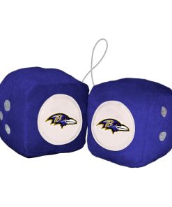 Baltimore Ravens Fuzzy Dice