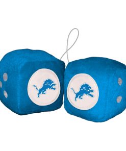 Detroit Lions Fuzzy Dice