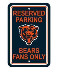Chicago Bears Reserved Parking Sign
