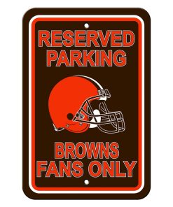 Cleveland Browns Reserved Parking Sign