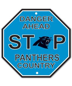 Carolina Panthers Stop Sign