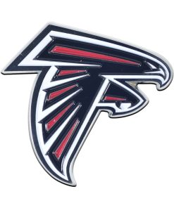 Atlanta Falcons Metal Auto Emblem - Color