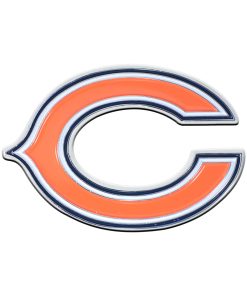 Chicago Bears Metal Auto Emblem - Color