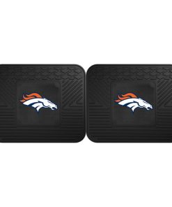 Denver Broncos 2 Pack Rear Car Mat