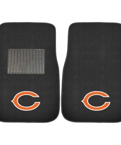 Chicago Bears 2 Piece Embroidered Car Mat