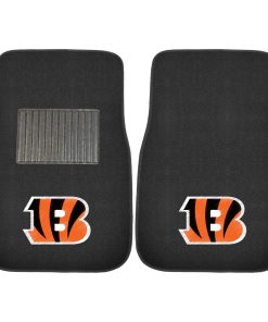 Cincinnati Bengals 2 Piece Embroidered Car Mat