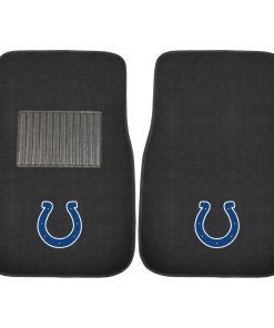 Indianapolis Colts 2 Piece Embroidered Car Mat