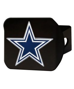 Dallas Cowboys Metal Hitch Cover - Black