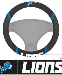 Detroit Lions Deluxe Steering Wheel Cover
