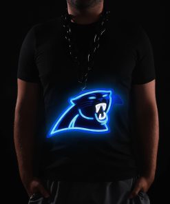 Carolina Panthers 10 Neon Light Up Big Logo Fan Chain