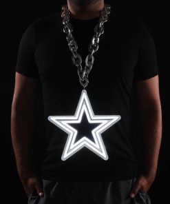Dallas Cowboys 10 Neon Light Up Big Logo Fan Chain