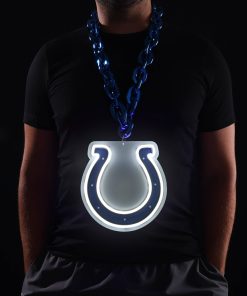 Indianapolis Colts 10 Neon Light Up Big Logo Fan Chain