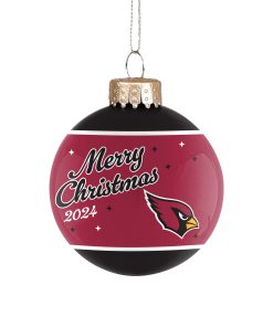 Arizona Cardinals 2024 Glass Ball Ornament