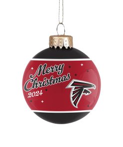 Atlanta Falcons 2024 Glass Ball Ornament