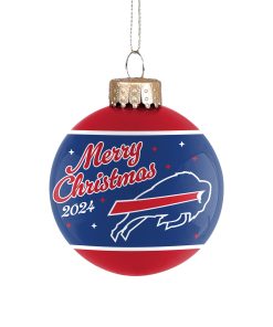Buffalo Bills 2024 Glass Ball Ornament