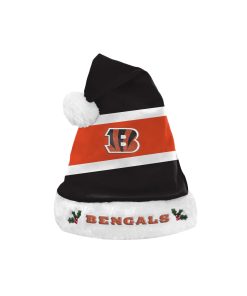 Cincinnati Bengals Embroidered Colorblock Santa Hat