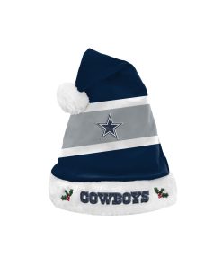 Dallas Cowboys Embroidered Colorblock Santa Hat
