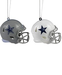 Dallas Cowboys 2 Pack Plastic Helmet Ornament