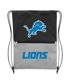 Detroit Lions Split Color Drawstring Bag