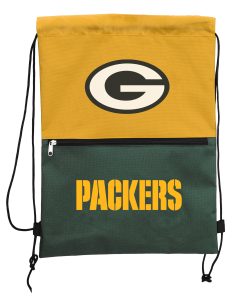 Green Bay Packers Split Color Drawstring Bag