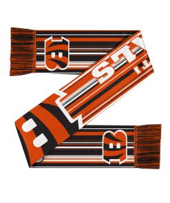 Cincinnati Bengals Hyper Stripe Big Logo Scarf