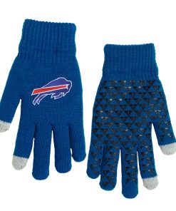 Buffalo Bills Knit Gloves with Silicone Grippers