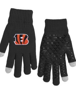Cincinnati Bengals Knit Gloves with Silicone Grippers