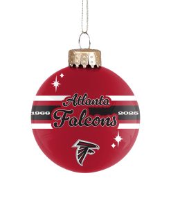 Atlanta Falcons 2025 Glass Ball Ornament