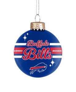 Buffalo Bills 2025 Glass Ball Ornament