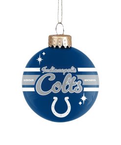 Indianapolis Colts 2025 Glass Ball Ornament