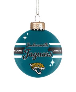 Jacksonville Jaguars 2025 Glass Ball Ornament