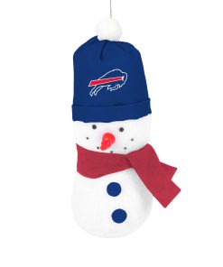 Buffalo Bills 3.5 Plush Snowman Ornament