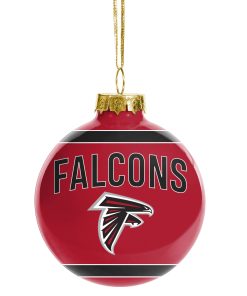 Atlanta Falcons Glass Ball Ornament