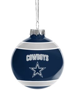 Dallas Cowboys Glass Ball Ornament