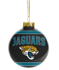 Jacksonville Jaguars Glass Ball Ornament