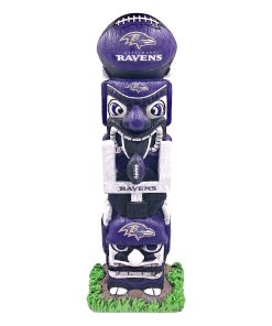 Baltimore Ravens 16 Tiki Face Totem Pole Figurine