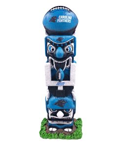 Carolina Panthers 16 Tiki Face Totem Pole Figurine