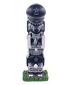 Dallas Cowboys 16 Tiki Face Totem Pole Figurine