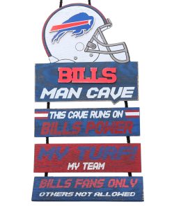Buffalo Bills Helmet Man Cave Dangle Sign