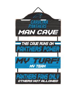 Carolina Panthers Man Cave Dangle Sign