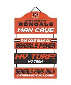 Cincinnati Bengals Man Cave Dangle Sign