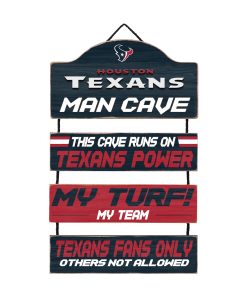 Houston Texans Man Cave Dangle Sign